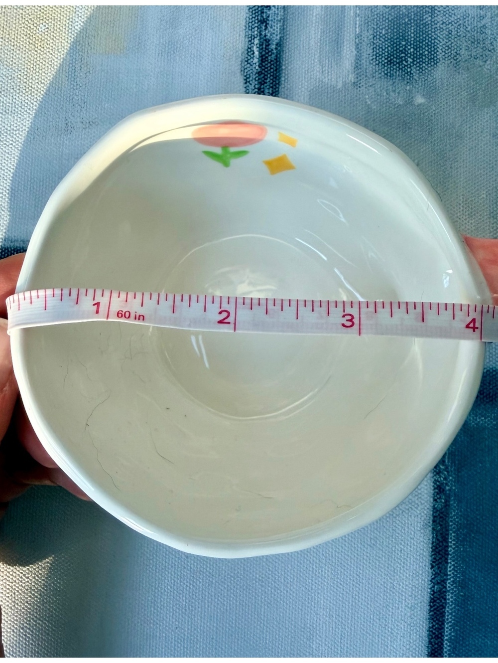 Vintage Pink Tulip Mug Japanese Kawaii Ceramic Cup Floral Cottagecore - Picture 4 of 7